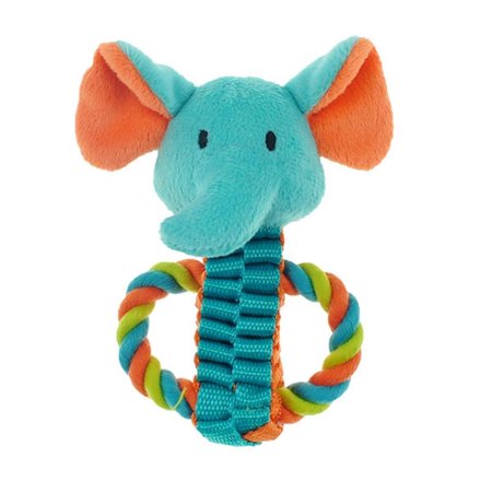 PETPATH Twist Rope Tug Elephant Toy for Dog PE2477777